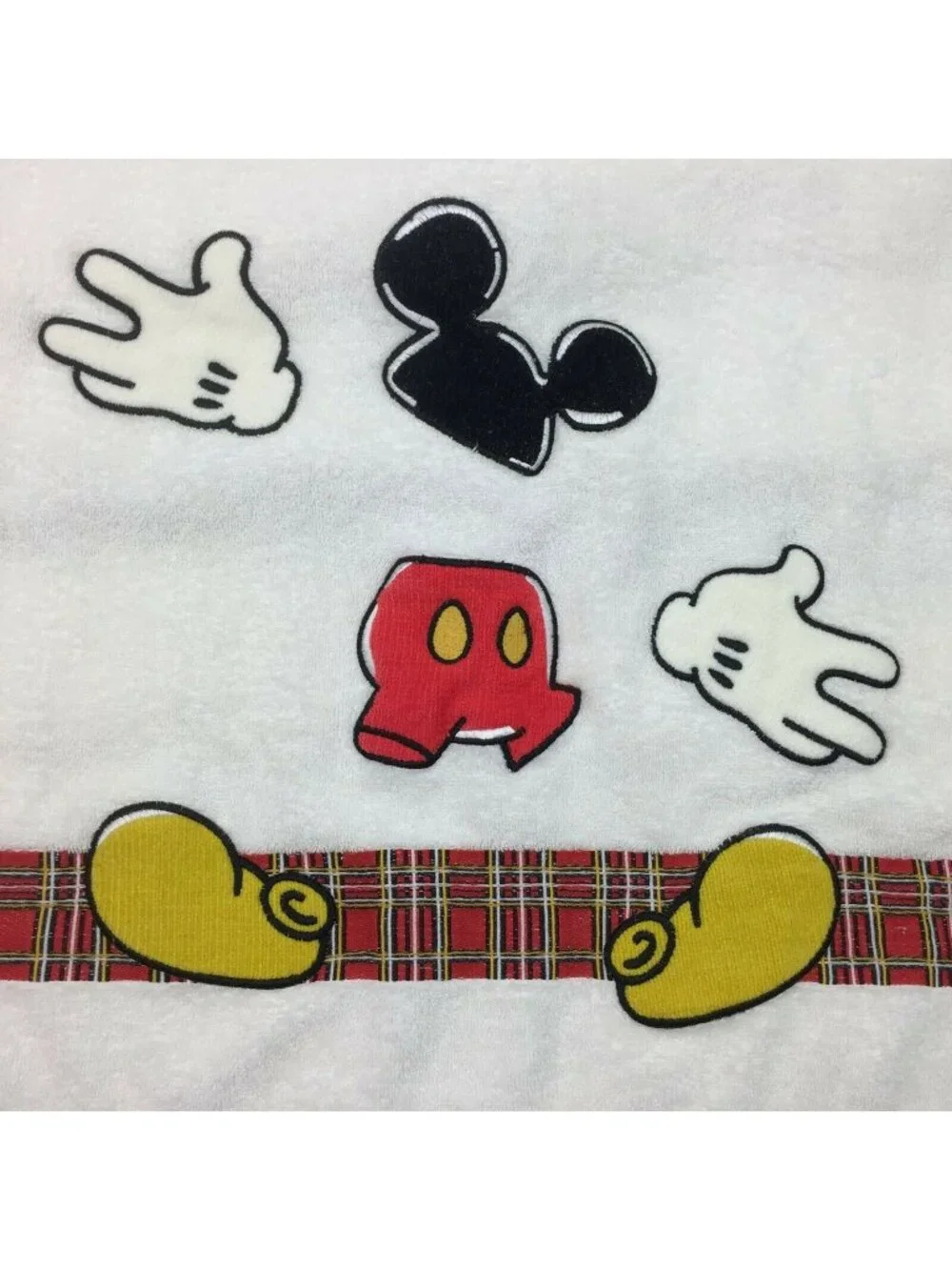 Disneyland Mickey Mouse Bathroom Towel Scattered Parts Bath Sheet Hand Disney